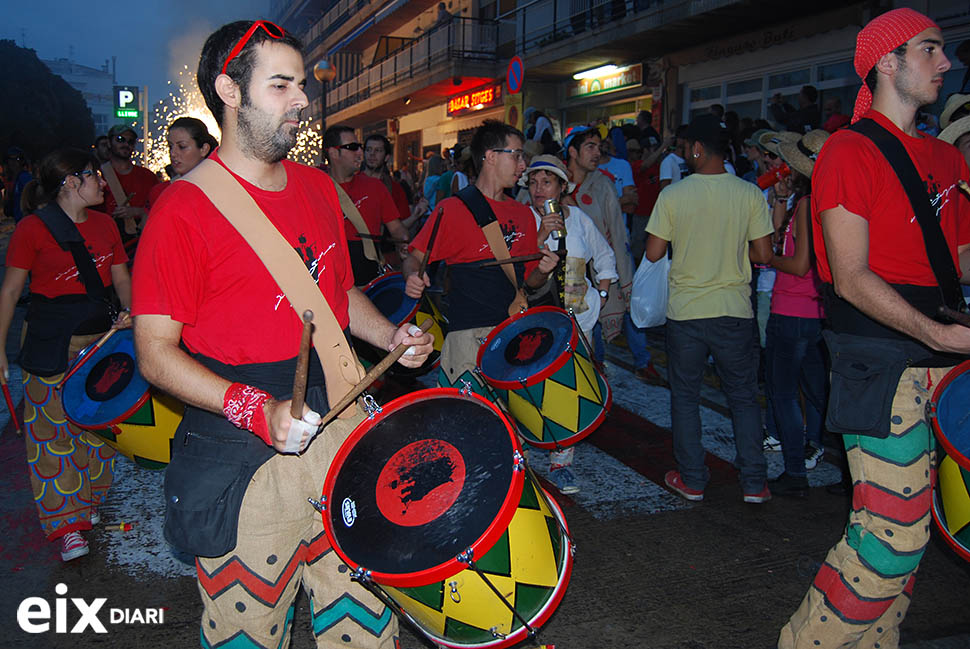 Timbalers. Festa Major Santa Tecla, Sitges, 2'14