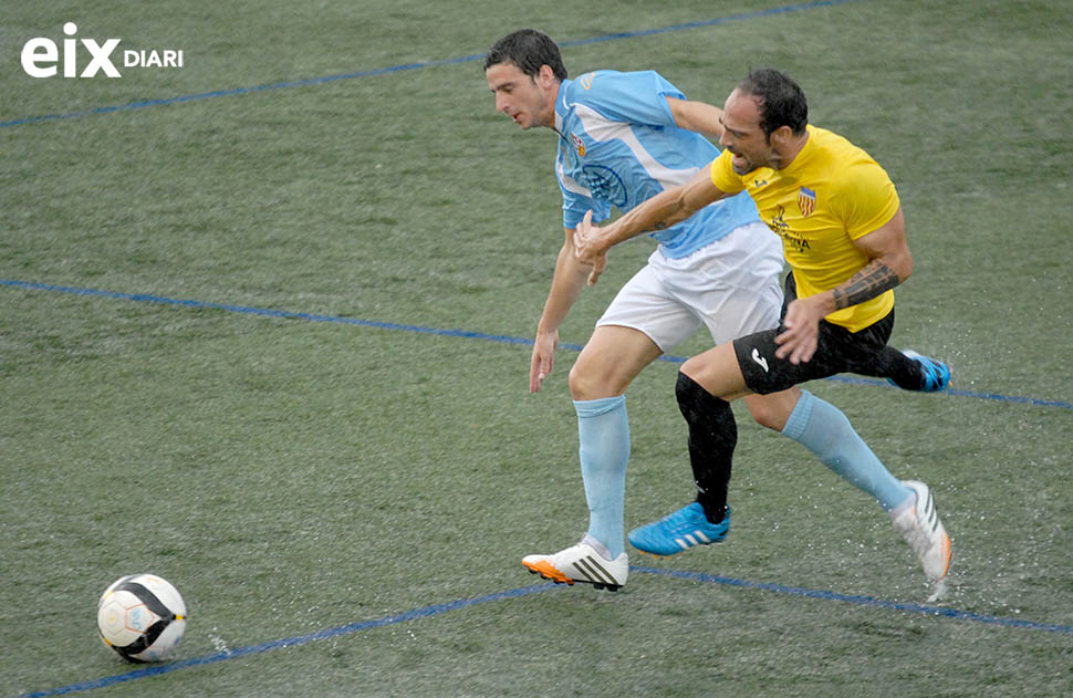 Imatge del partit CF Vilanova - Torreforta. CF Vilanova - Torreforta