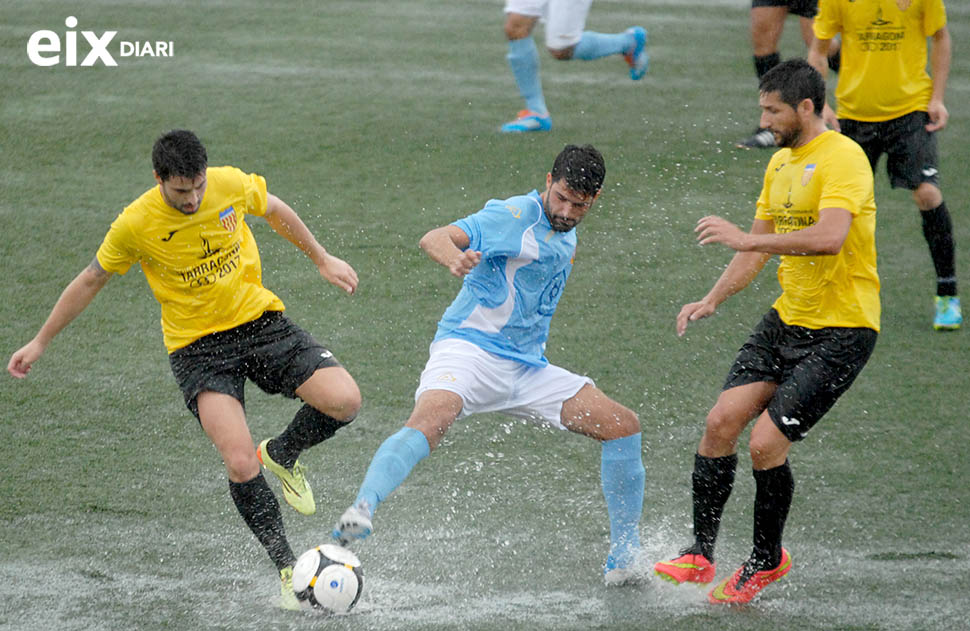 Imatge del partit CF Vilanova - Torreforta. CF Vilanova - Torreforta