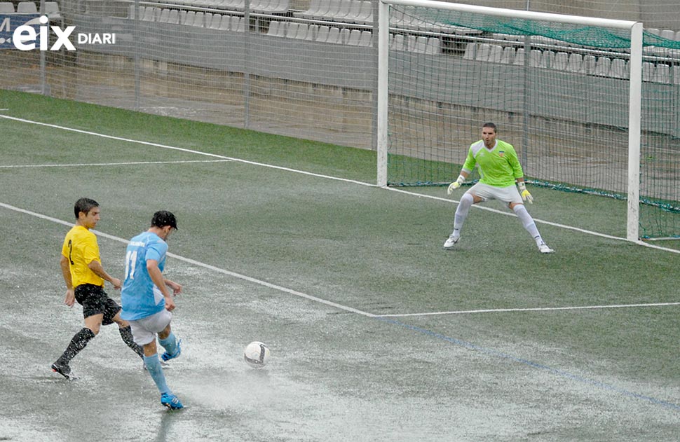 Imatge del partit CF Vilanova - Torreforta. CF Vilanova - Torreforta