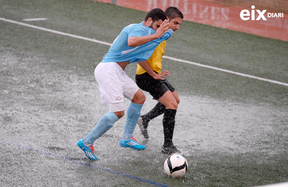 Imatge del partit CF Vilanova - Torreforta. CF Vilanova - Torreforta