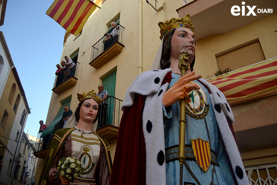 Gegants. Festa Major Sant Quintí de Mediona