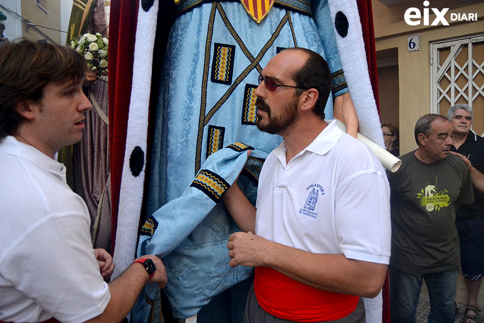 Gegants. Festa Major Sant Quintí de Mediona