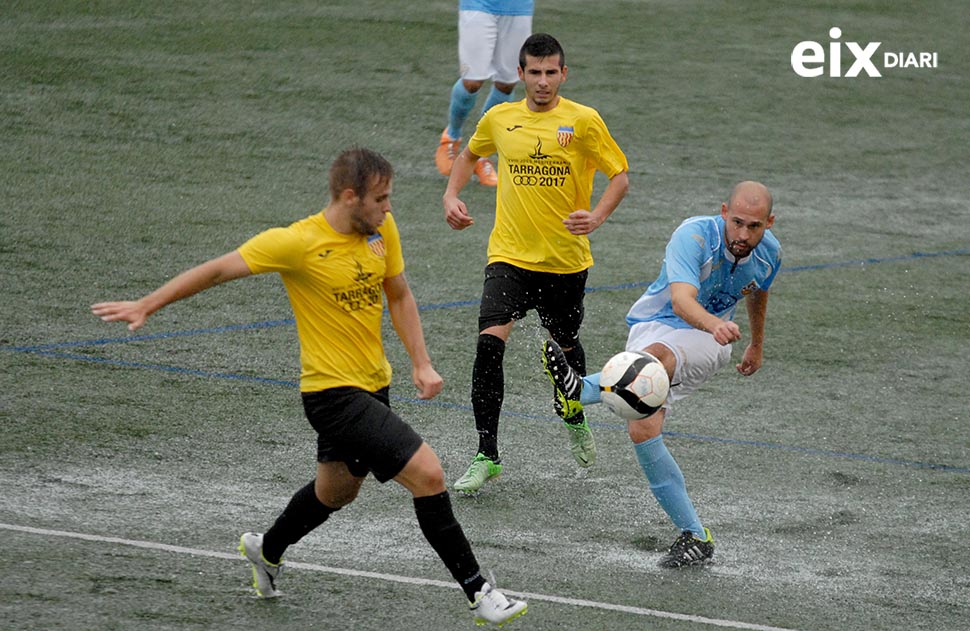 Imatge del partit CF Vilanova - Torreforta. CF Vilanova - Torreforta