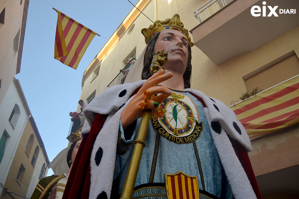 Gegants. Festa Major Sant Quintí de Mediona