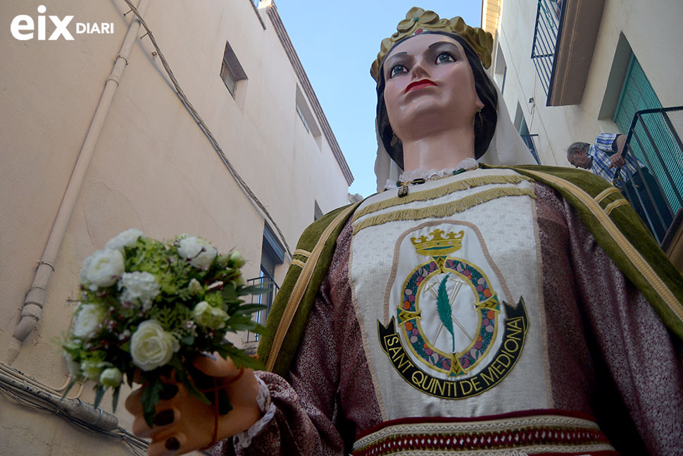 Gegants. Festa Major Sant Quintí de Mediona