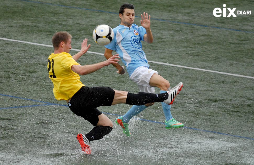 Imatge del partit CF Vilanova - Torreforta. CF Vilanova - Torreforta