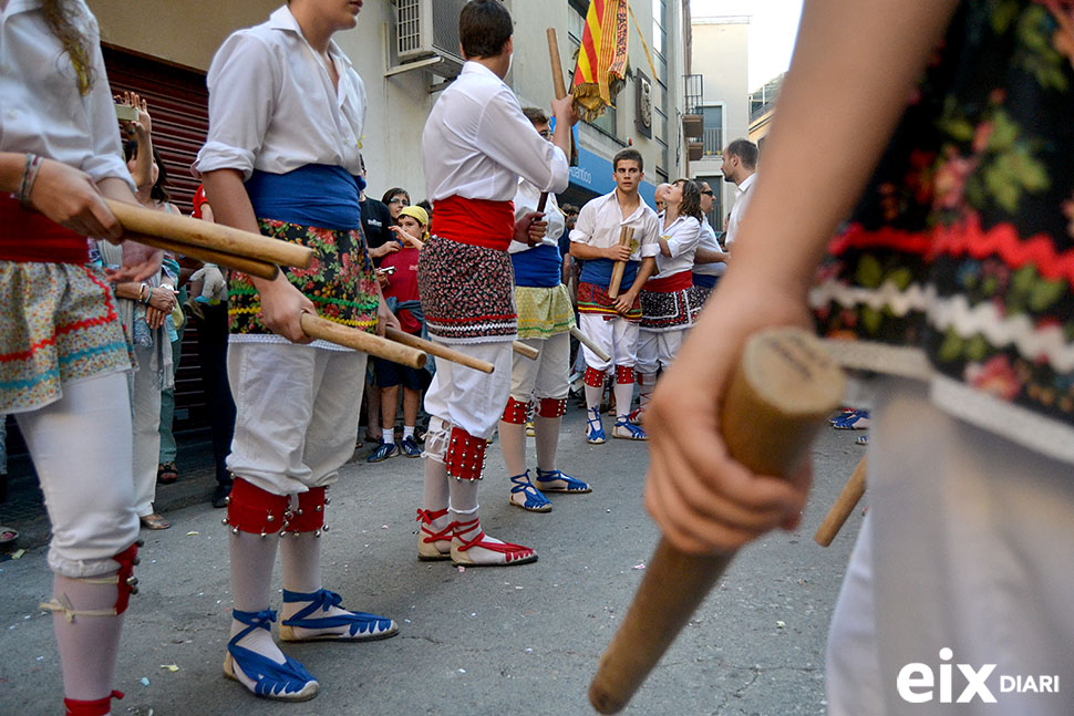 Bastons. Festa Major Sant Quintí de Mediona