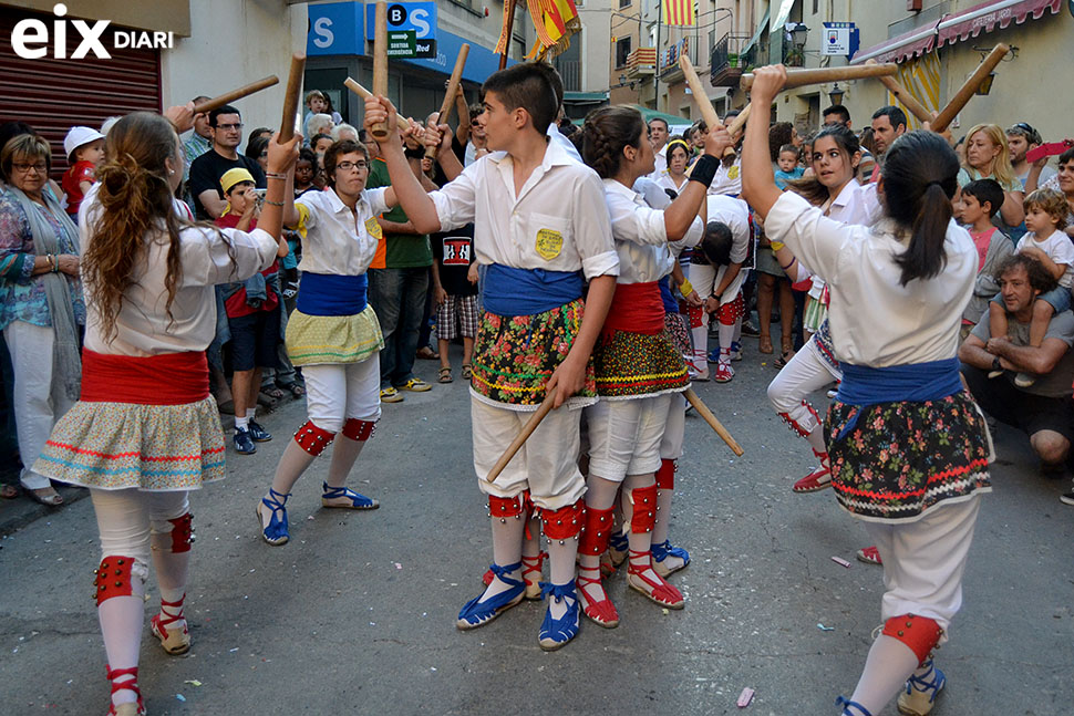 Bastons. Festa Major Sant Quintí de Mediona