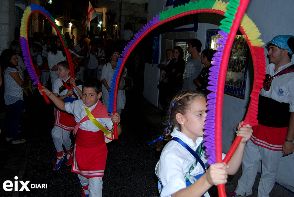 Cercolets. Festa Major Santa Tecla, Sitges, 2'14