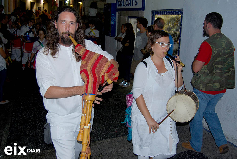 Grallers. Festa Major Santa Tecla, Sitges, 2'14