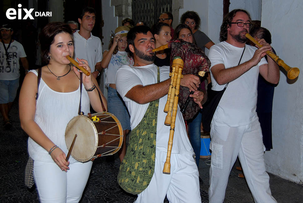 Grallers. Festa Major Santa Tecla, Sitges, 2'14