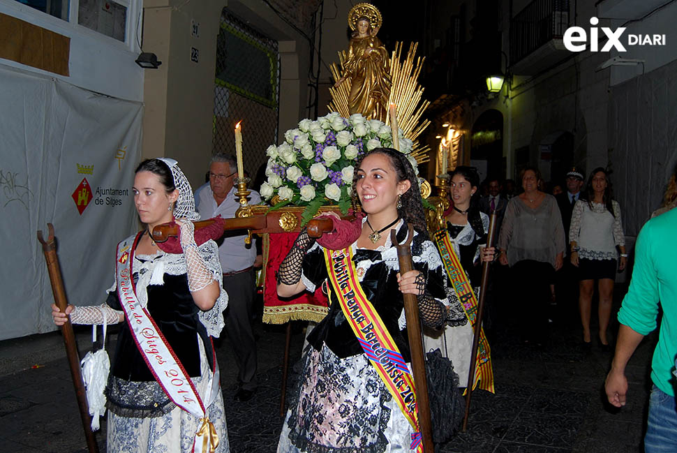 Pubilles. Festa Major Santa Tecla, Sitges, 2'14