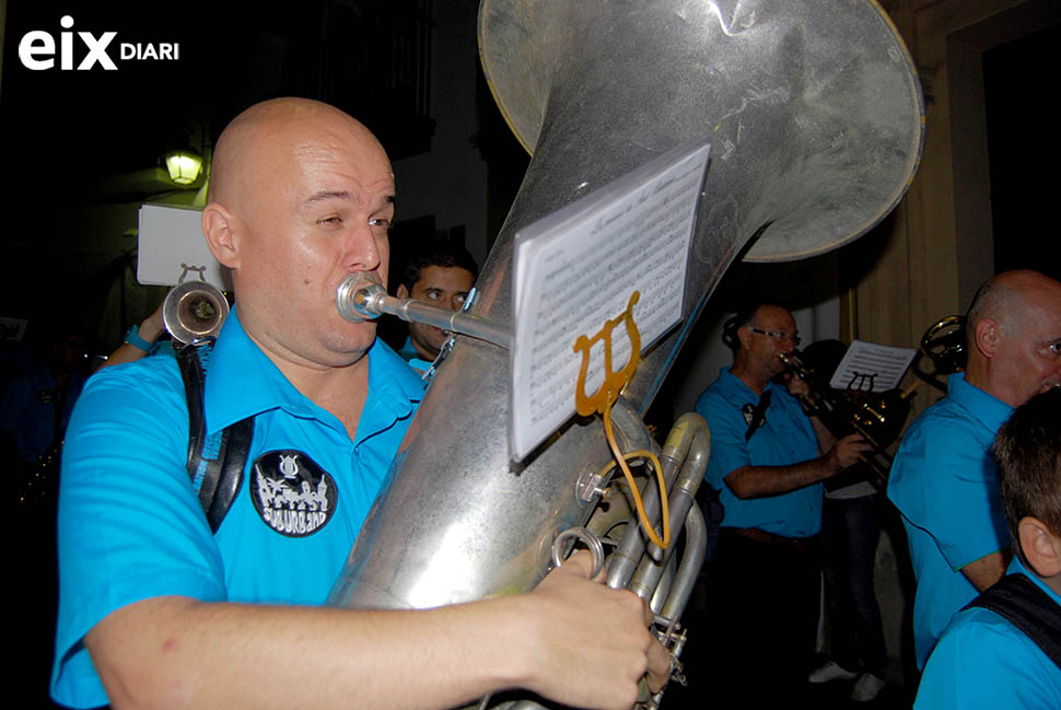 Banda música. Festa Major Santa Tecla, Sitges, 2'14