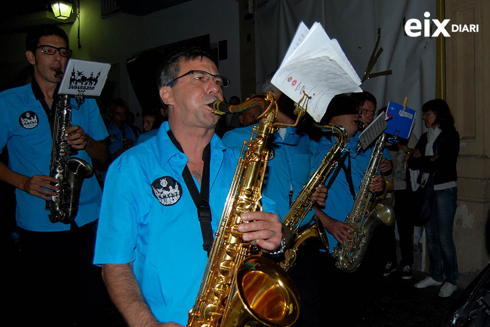 Banda música. Festa Major Santa Tecla, Sitges, 2'14