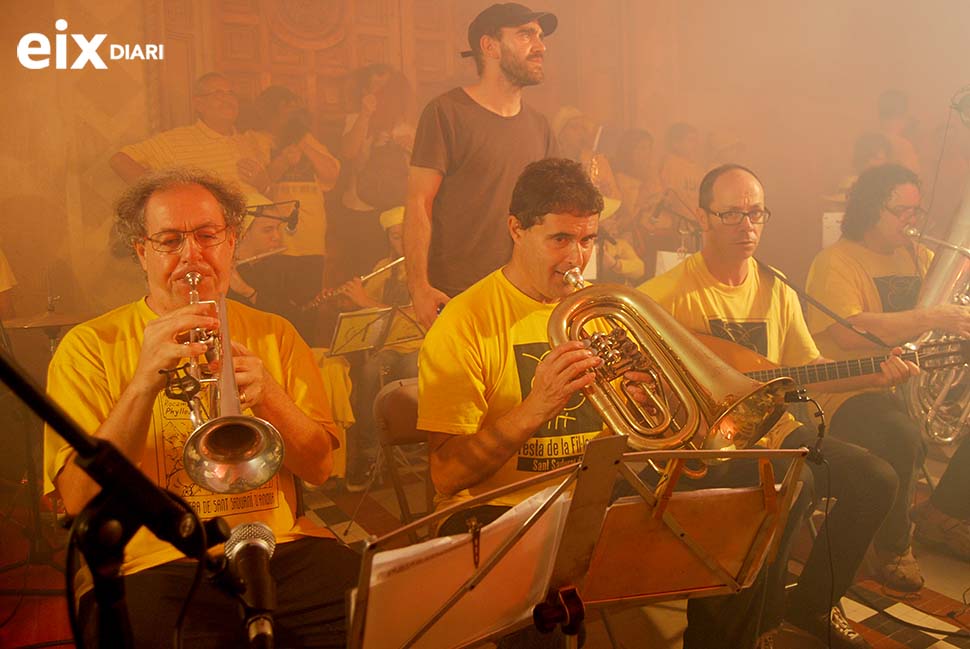 Banda música. Festa de la Fil·loxera, Sant Sadurní 2014
