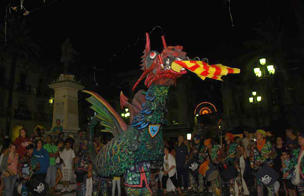 Drac de la Geltrú. Festa Major Vilanova i la Geltrú 2014