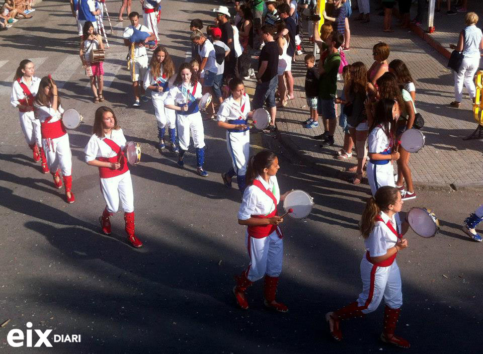 Panderos. Cercavila Festa Major de Ribes 2014