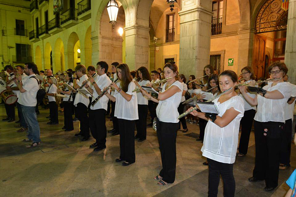 Banda música. Festa Major Vilanova i la Geltrú 2014