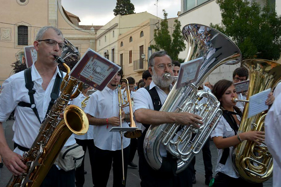 Banda música. Festa Major Vilanova i la Geltrú 2014
