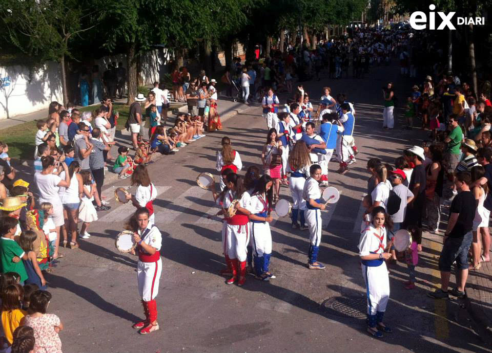 Panderos. Cercavila Festa Major de Ribes 2014