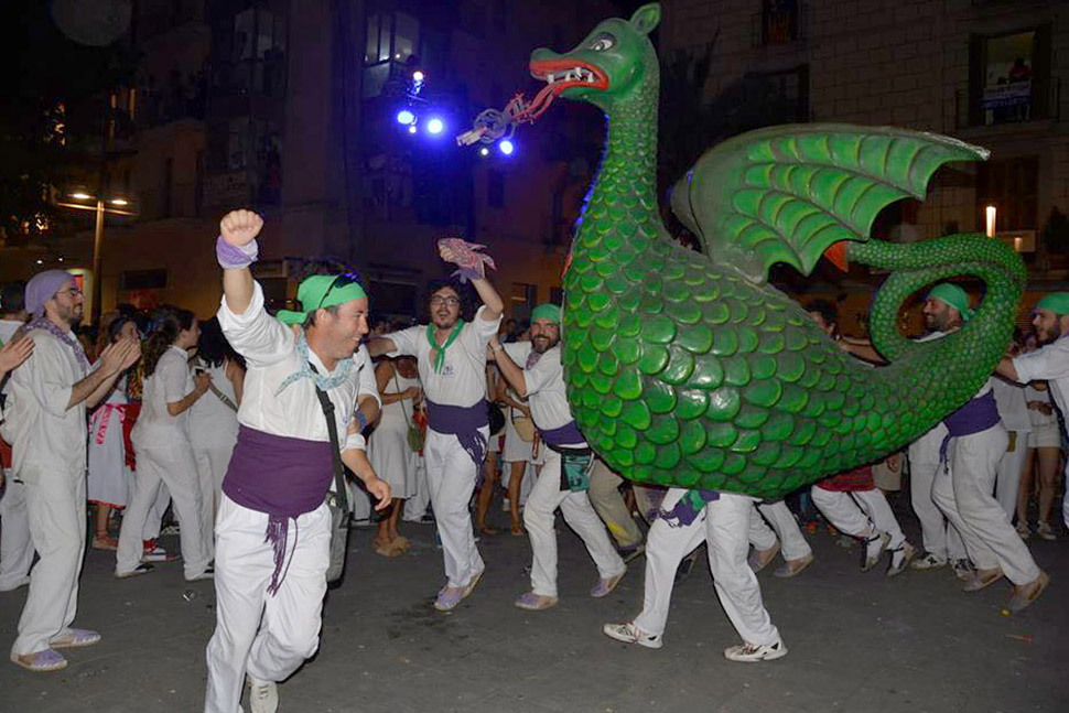 Drac de Vilanova. Festa Major Vilanova i la Geltrú 2014