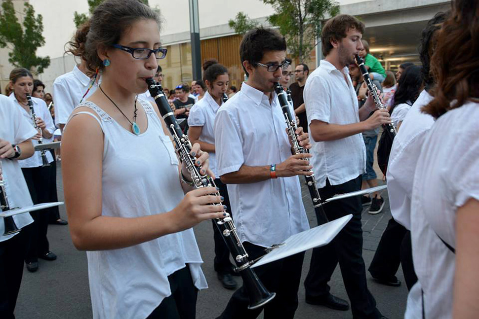 Banda música. Festa Major Vilanova i la Geltrú 2014