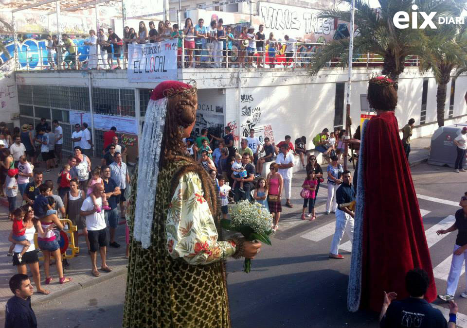 Gegants. Cercavila Festa Major de Ribes 2014