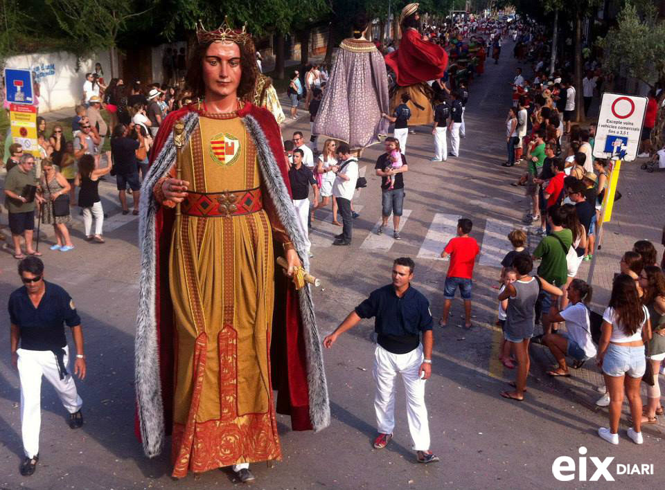 Gegants. Cercavila Festa Major de Ribes 2014