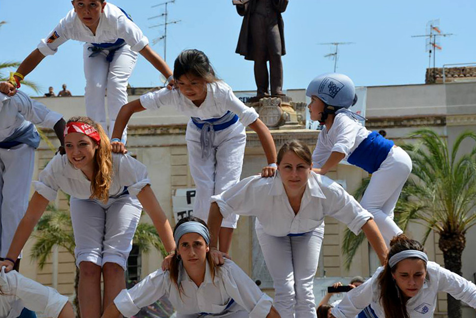 Falcons. Festa Major Vilanova i la Geltrú 2014