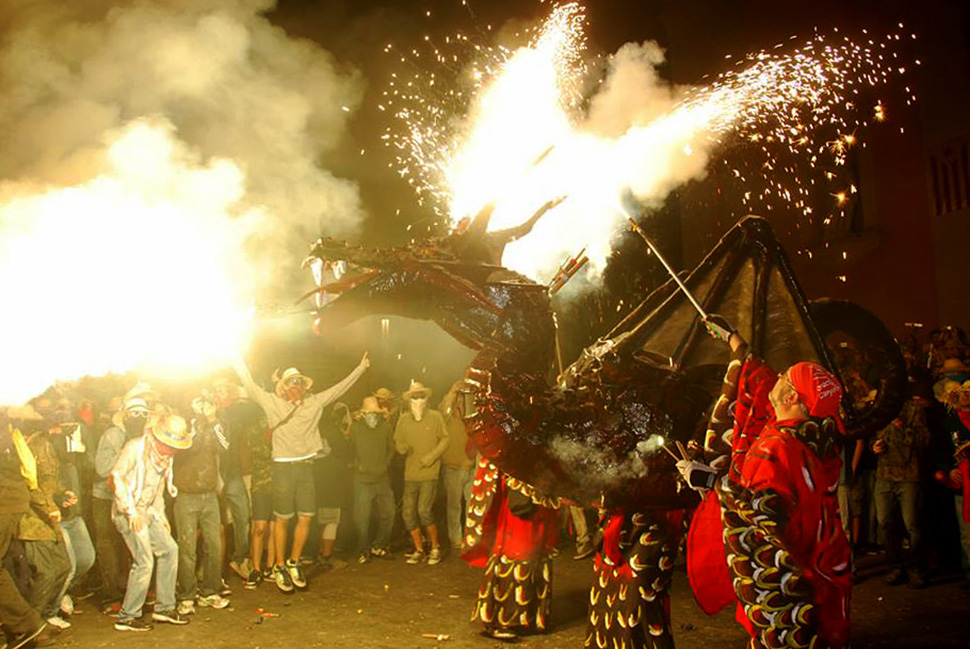 Correfoc. Festa Major Vilanova i la Geltrú 2014