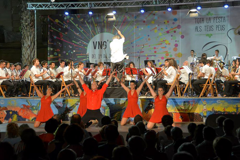 Banda música. Festa Major Vilanova i la Geltrú 2014