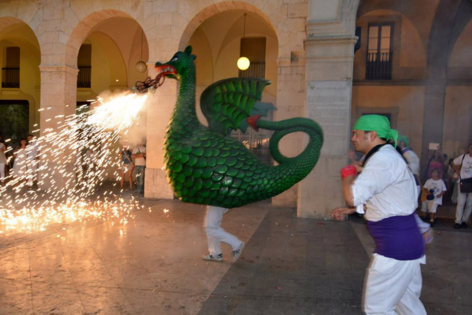 Drac de Vilanova. Festa Major Vilanova i la Geltrú 2014