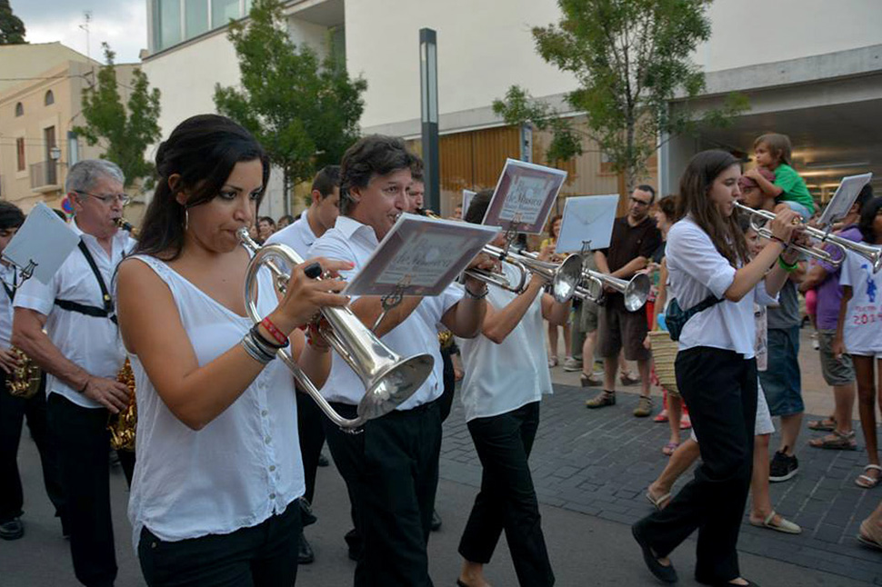 Banda música. Festa Major Vilanova i la Geltrú 2014