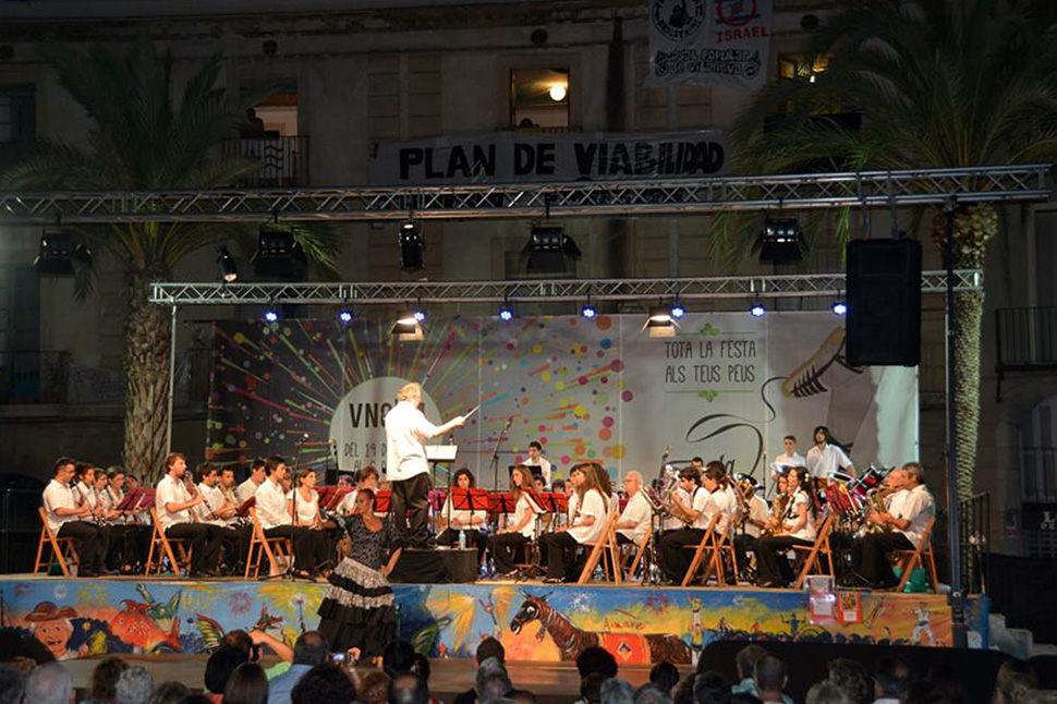 Banda música. Festa Major Vilanova i la Geltrú 2014