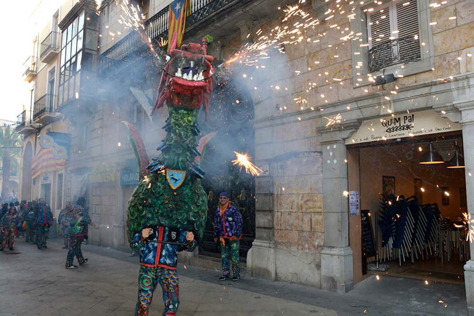 Drac de la Geltrú. Festa Major Vilanova i la Geltrú 2014