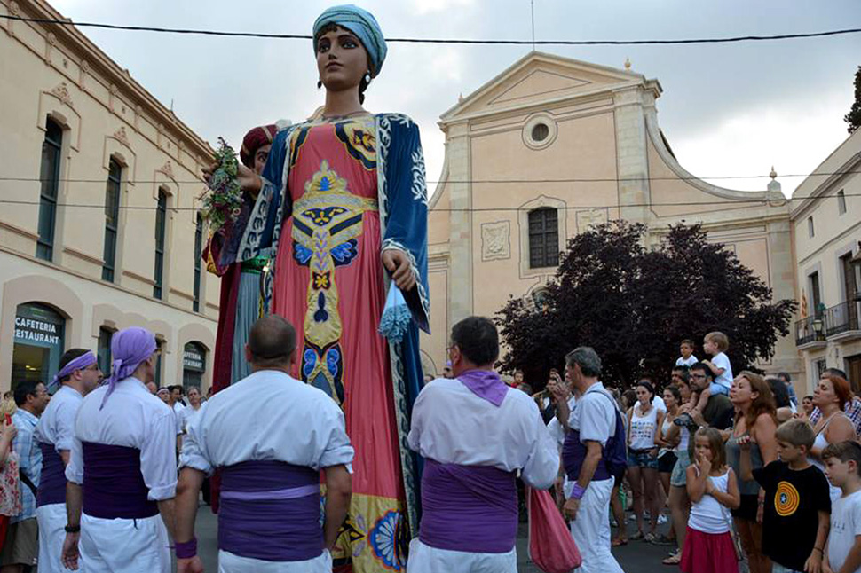 Cercavila gegants. Festa Major Vilanova i la Geltrú 2014
