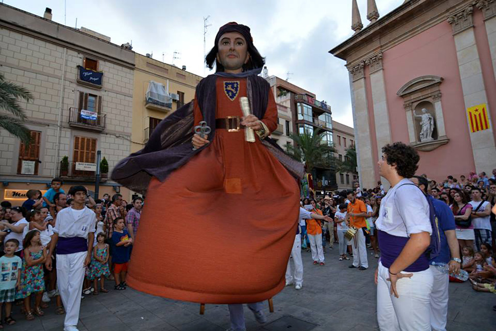 Cercavila gegants. Festa Major Vilanova i la Geltrú 2014