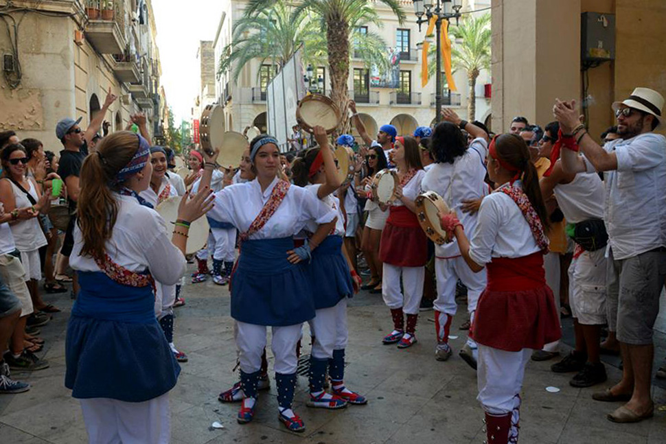 Ball de panderos. Festa Major Vilanova i la Geltrú 2014