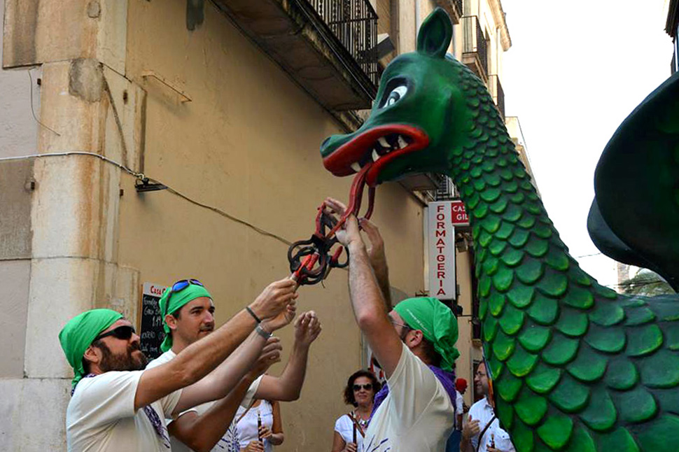 Drac de Vilanova. Festa Major Vilanova i la Geltrú 2014