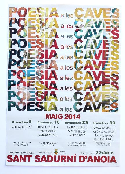 2014-04-30 cartell poesia a les caves