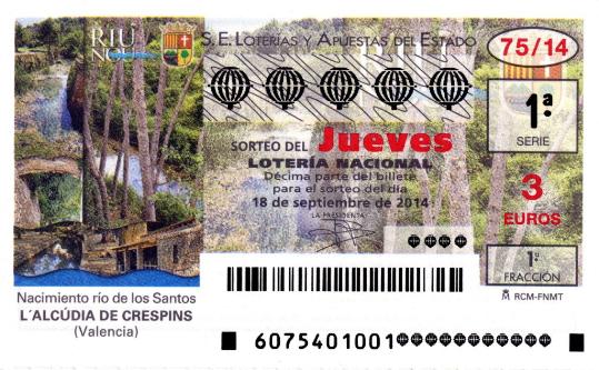 EIX. 300.000 euros de la Loteria Nacional a Sant Pere de Ribes