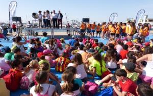 Ajuntament de Calafell. 600 alumnes de les escoles de Calafell participen a les Miniolimpiades