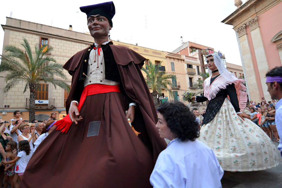 Cercavila gegants. Festa Major Vilanova i la Geltrú 2014