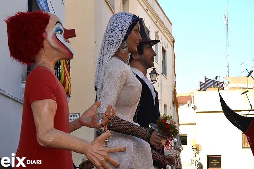 Gegants. Festa Major Cubelles 2014