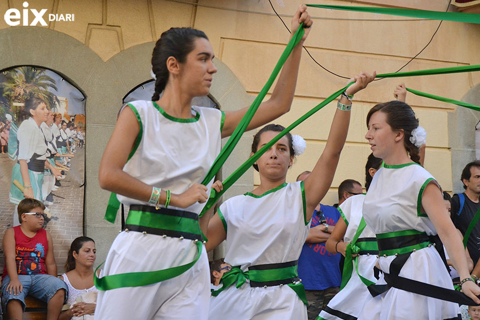 Ball de cintes. Festa Major Cubelles 2014