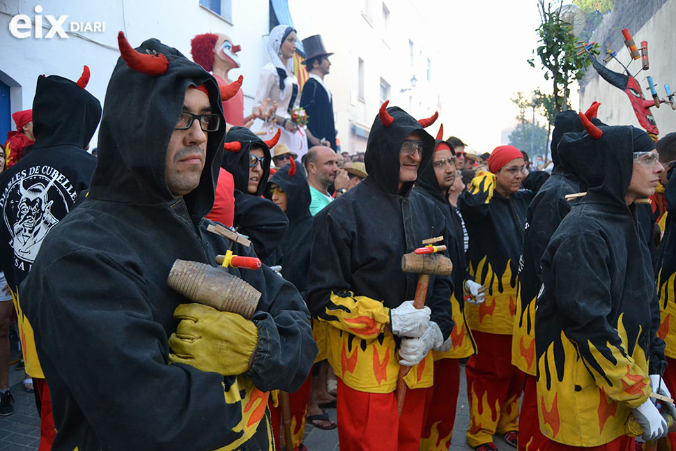 Diables. Festa Major Cubelles 2014