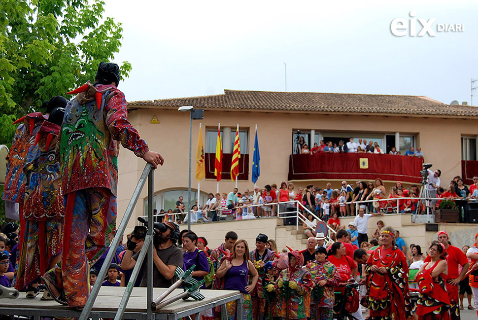 Versots dels diables. Festa Major de Canyelles 2014