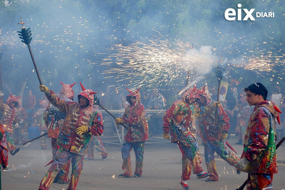 Diables Festa Major de Canyelles 2014. Festa Major de Canyelles 2014