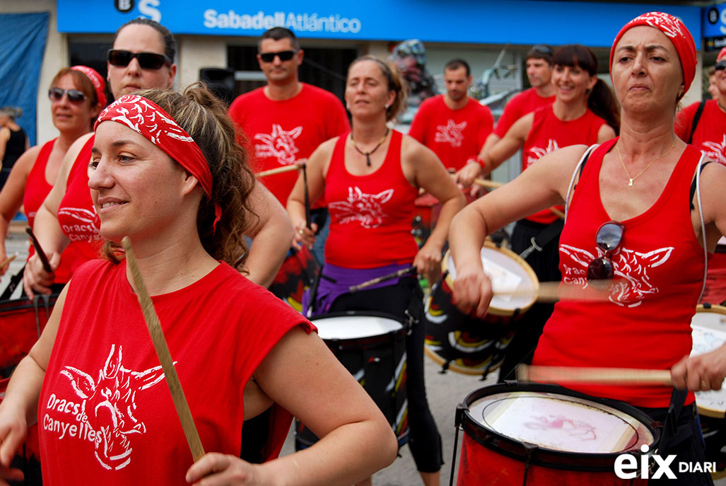 Timbalers del Drac, Festa Major de Canyelles 2014. Festa Major de Canyelles 2014